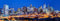 PHOTOSBYJON Denver Skyline 2018 Photo Print UNFRAMED Dusk from NW Color City Downtown 11.75 x 36 inches