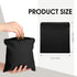 Sanwuta 8 Pcs Anti Tarnish Silver Storage Bags, Jewelry Protector Pouches (Black, 5.9 x 5.9 Inch)