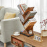 5 ruboka Tree Bookshelf,Retro Floor Standing Bookcase Display for CDs/Magazine/Books,Small Bookshelf for Bedroom,Living