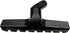 Black 10 Inch Wide Plastic Floor Brush with Horse Hair Bristles, Fits 1.25 Inch Vacuum Cleaner Wands
