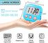 Timer for Kids Teachers Supplies, Digital Kitchen Timers for Cooking, Large Magnetic Classroom Timer 2 Pack
