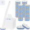 Disposable Toilet Brush with 48 Refills,Toilet Bowl Cleaner,Toilet Cleaning Supplies,Toilet Bowl Brush,Toilet