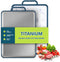 Yarrggu Titanium Cutting Board for Kitchen, Titanium & PP Double Sided Cutting Board