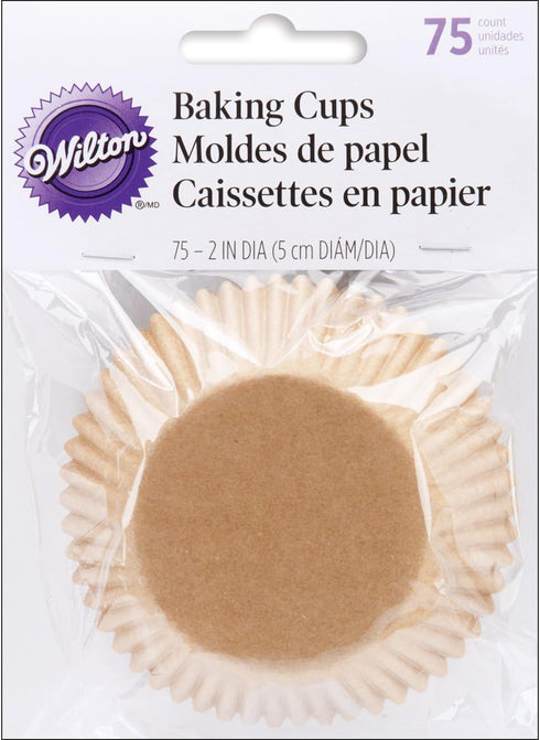 Wilton Unbleached Standard Baking Cups, 75 Count by Wilton