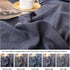 Navy Blue Pom Poms Pillowcases - Dark Blue Standard Queen 20x30 Inches Set of 2, 100% Washed Microfiber