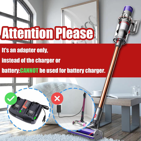 V10 Battery Adapter Compatible with Craftsman 20V Battery for Dyson V10 Animal Motorhead Vacuum