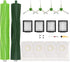 Replacement Parts for iRobot Roomba I, E & J Series, 1 Set Rubber Brushes, 4 HEPA Filters, 4 Side Brushes, 4 Vacuum Bags