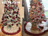 AISENO 48 Inch Christmas Tree Skirt Linen Burlap Buffalo Plaid Edge Decoration for Merry Christmas