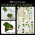 13.1ft 40 suddus Vine with Fairy Lights Battery Operated, LED Ivy String Light with Remote, Leaf Lights for Bedroom