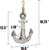 Stonebriar Anchor Wall Decor, Worn White, 1.00" x 9.50"