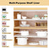 Shelf Liner, 12 Inches x 20 FEET Non-Slip Kitchen Cabinet Liner, Washable Oil-Proof Non-Adhesive Contact Paper for Kitchen Drawer, Cabinet, Shelves, Refrigerator, Storage, Desks, coutertops