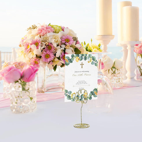 Table Number Holders, Place Card Holders, Small Photo Holders for Tables, 8PCS for Centerpieces, Wedding Reception