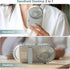 Handheld Mini Fan, USB Rechargeable Pocket Fan with Flashlight, 4 Speeds, Portable for Travel/Summer/Concerts