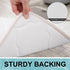 OLANLY Memory Foam Bath Mat Rug, Ultra Soft Non Slip Absorbent Bathroom Carpet, 36x24 Ivory