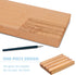 HTB Teak Soap Dish for Shower - Wood Decorative Bath Soap Holder with Heightened Base Design for Kitchen, Bathroom