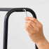 IRIS USA Clothes Rack with 4 Metal Shelves, Freestanding Clothing Racks for Easy Assembly and Storage