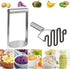 2Pcs Wide Potato Smasher,Mashed Potato Masher,Stainless Steel Masher Kitchen Tool for Bean,Vegetable,Food,Fruit,Salad