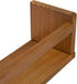 24 Inch Set 3 AZSKY Nursery Shelves Light Walnut Floating Book Shelf Organizer for Baby Nursery Dcor Wall Book Shelves