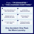 5-Layer 80"x60"x12" Peelaways Incontinence Bed Sheets & Waterproof Mattress Protector Disposable Fitted Sheets