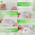 4 Tandefio Pcs Stainless Steel Trash Bag Holder for Kitchen Cabinet Door and Cupboards with Wall Sticker Base Portable