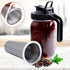 Cold Brew Mason Jar Coffee Maker 64 Oz Wide Mouth Mason Cold Brew Pitcher With Coffee Filter Airtight & Leak-Proof For Coffee, Iced Tea by GMSWEET