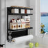 Magnetic Spice Rack Organizer Single Tier Refrigerator Spice Storage Shelf, Easy to Install The Side of The