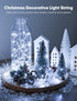 12 Pack 8 7ft 20LED Minetom Fairy Lights Battery Operated String Lights Modes, Waterproof Silver Wire Twinkle Lights