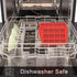 SILIVO Bite-Size Silicone Brownie Pan with Dividers, 2 Pack 24-Cavity Non-Stick Mini Molds for Brownie Bites