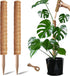 PLANTPOLEX Moss Pole, 2 Pack 17 Inch Monstera Plant Support for Climbing Plants