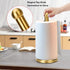 Paper Towel Holder Stand with Sturdy Base - Fits Standard and Jumbo Sized Paper Towels, Countertop, Gold