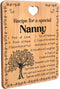 Bamboo Cutting Board for Nanny, Best Nanny Birthday Gifts from Grandchildren, Kitchen Gifts for Nanny (11 * 8 inches)