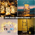 Efirisey in,99ft 300 Fairy Lights Plug LEDs Christmas Lights Indoor Outdoor Warm White Copper Wire,Long Led Fairy
