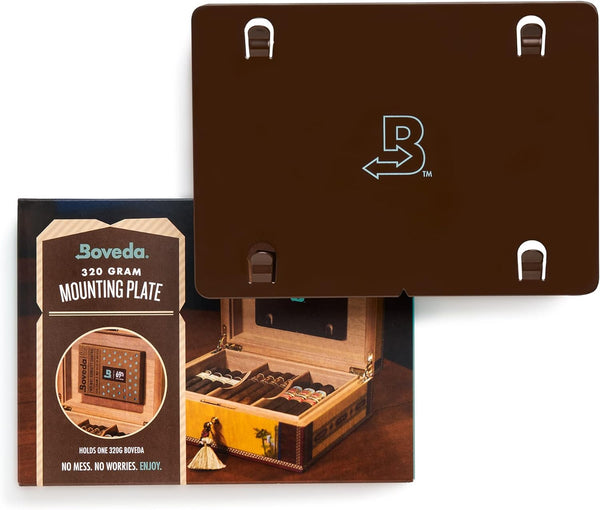Boveda Metal Boveda Mounting Plate - For Use With One (1) Size 320 Boveda (Sold Separately), Includes One (1) Mounting