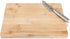 Set, 12.5" 9.75" True Appetize Bamboo Cheese Board and Stainless Steel Knife Serving Tray, Charcuterie Boards