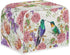 Hummingbird Floral Toaster Cover Kitchen Small Appliance Dust Protection, Water-Resistant Bread Maker Microwave Oven Cover for Most Standard 2 Slice, Kitchen Accessories