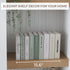 Set 9 Beautiful Decorative Books - of Boxes Enhance Your Coffee Table, Bookshelf or Mantel Shelf Decor - Aesthetic