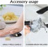 EzeePress Set Garlic Press Mincer, Crusher with Removable Chamber - Ergonomic Handle, Dishwasher Safe, Easy to Clean