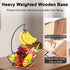 Countertop Fruit Basket Bowl with Banana Hanger, Modern Vegetable Storage with Tree Holder for Kitchen Dining Table