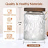 Yiluokuang 24 OZ Set Counter -2 Pack Airtight Glass Storage Jar with Bamboo Lid - Vintage Glass Jar Vintage Food