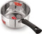 HAZEL Stainless Steel Saucepan with Handle, Induction Cooktop, 1.3 Quarts, Easy to Clean, Ideal for Tea Milk