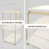 kaileyouxiangongsi 2-Tier Countertop Kitchen Spice Rack - Freestanding Stackable Bathroom Storage Shelf - Cosmetic