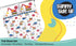 Set 4 Set Sunny Side Up Construction Zone Full Sheet - Piece Kids Bedding Includes Pillow Cover - Super Soft Trucks