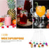 Cabilock 10pcs Cocktail Mixing Sticks, Glass Stirring Rod Cocktail Swizzle Stirrer Sticks for Home Kitchen Bar Party