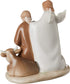 Cosmos Gifts 10520 Mini Holy Family with Angel Figurine, 3-3/4-Inch