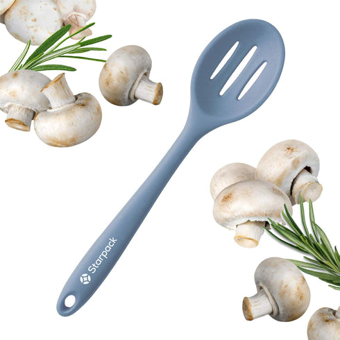Starpack 'Let it Drain' XL Silicone Slotted Spoon, Large Heat Resistant Cooking Spoon
