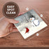 3dRose CST_18581_3 Cardinal and Snowman in Winter, Ceramic Tile Coasters (Set of 4)
