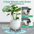 16-20 Inch, W B D WEIBIDA Round Dolly with Wheels Heavy Duty, Adjustable Pot Dolly Large Plant Mover Indoor Outdoor
