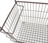 DII Metal Wire Mesh Stackable Utility Storage Bin, Medium Rectangle, 13x11x9, Cool Gray