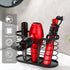 YIGII Hair Dryer Holder - Wall Mount Organizer for Bathroom, Adhesive Blow Dryer Holder for Hot Tools, Black