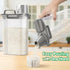 2 Pack 5 Lbs, TBMax Rice Container Cereal Storage Container Kitchen Pantry Dry Food Storage Holder with Easy-Pouring